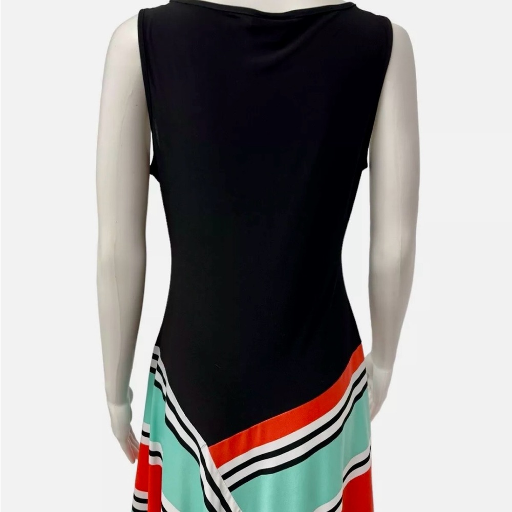MSK dress size XL. Black with pretty “skirt” orange, turquoise and black. - Picture 3 of 7